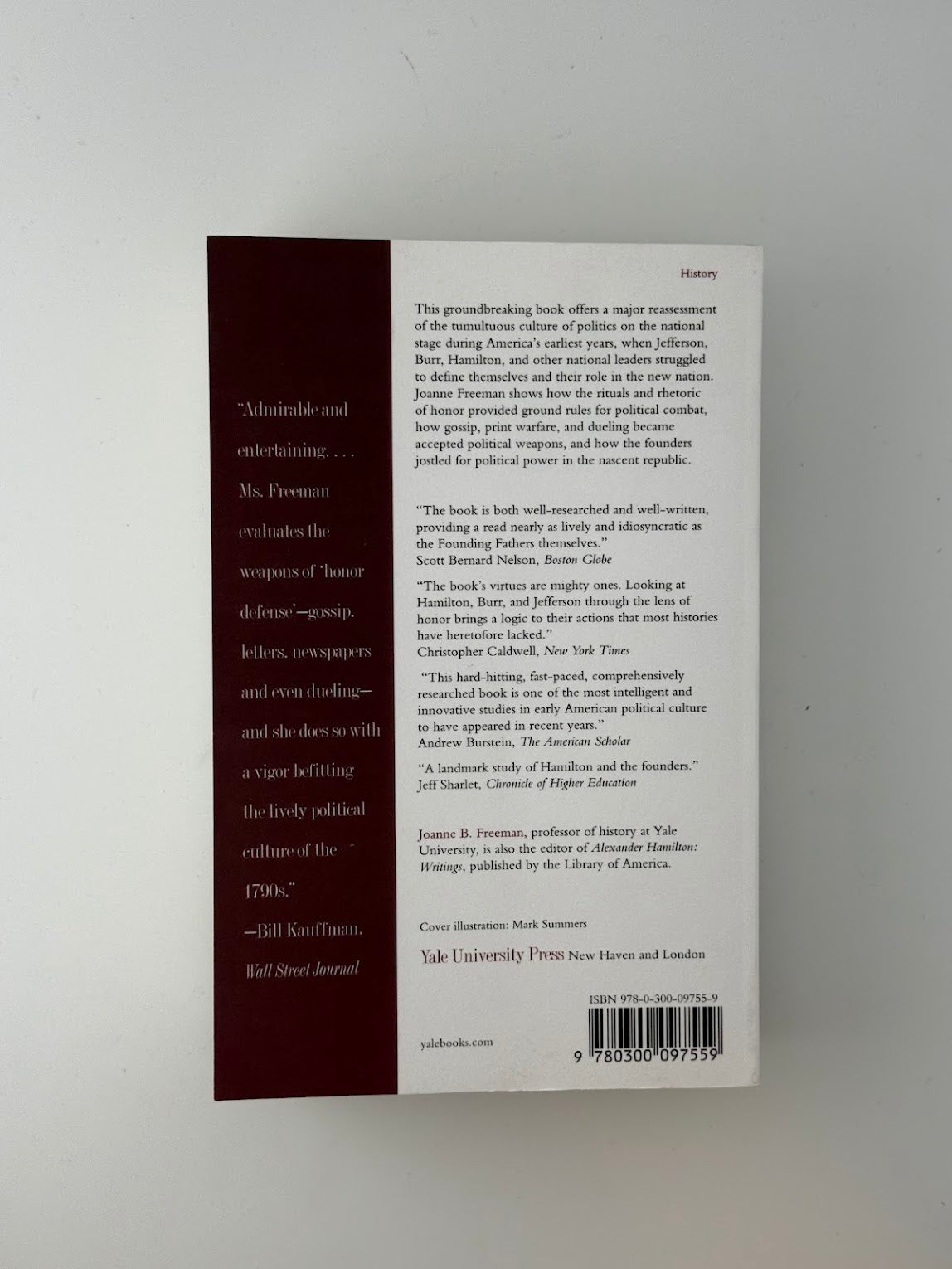 Affairs of Honor by Joanne B. Freeman