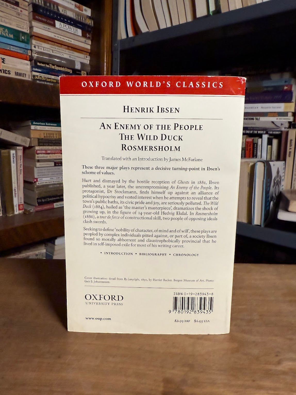 An Enemy of the People - The Wild Duck - Rosmersholm by Henrik Ibsen
