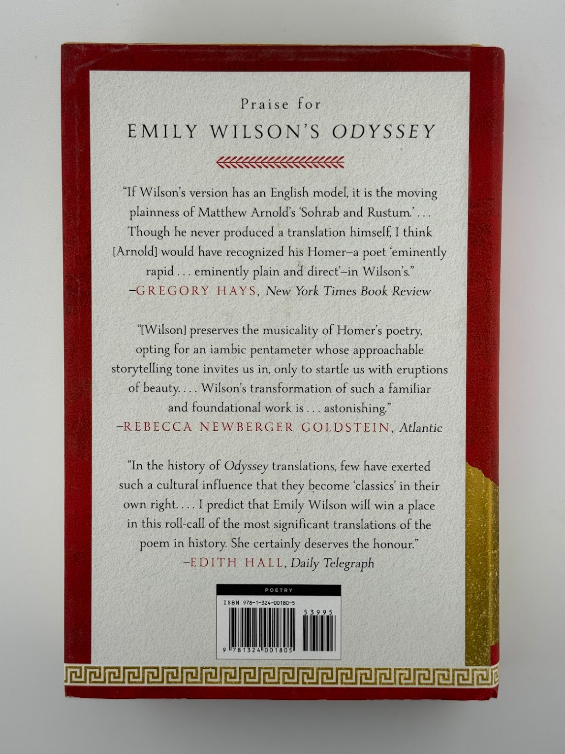 The Iliad by Homer translated by Emily Wilson