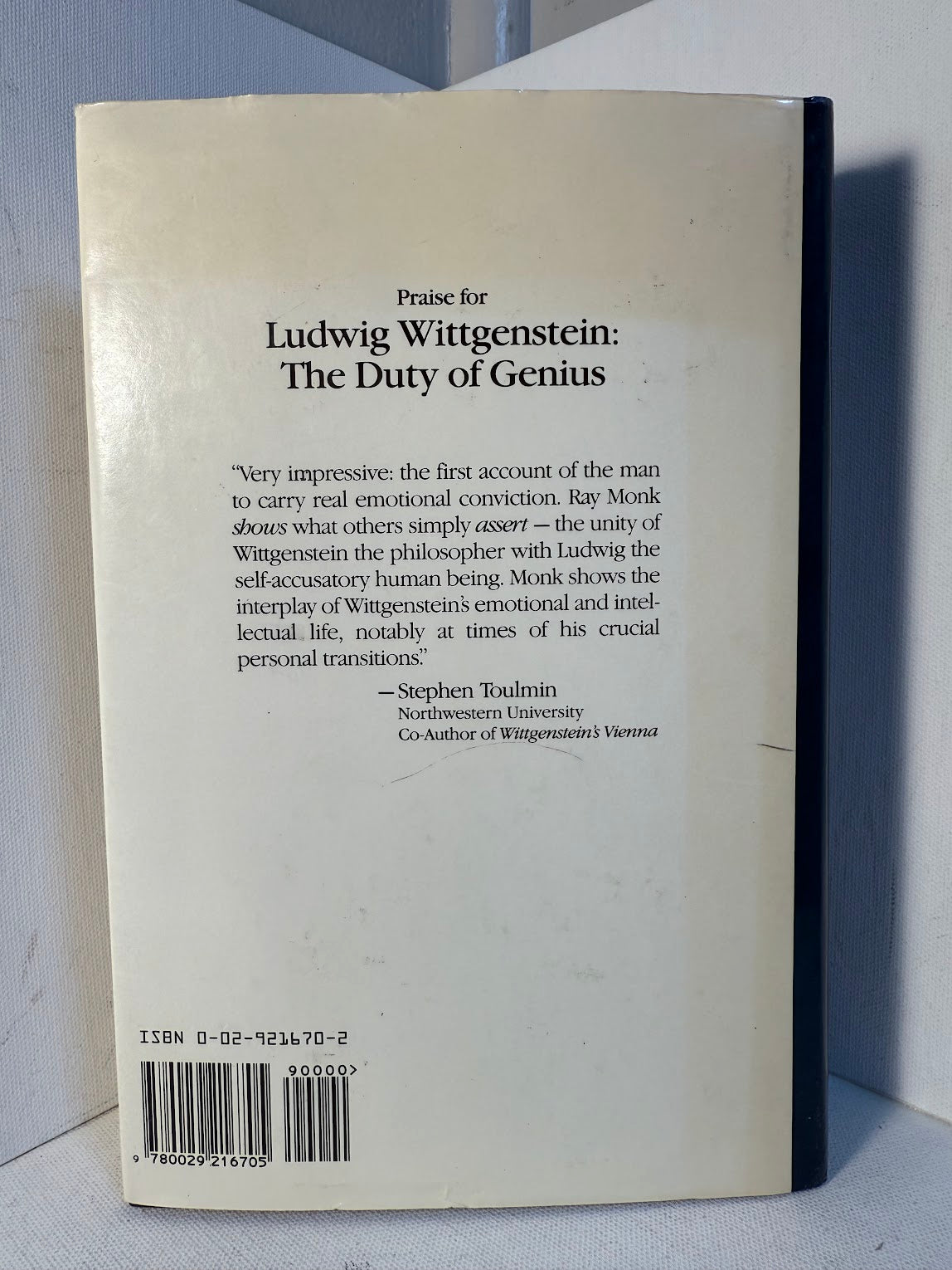 Ludwig Wittgenstein - The Duty of Genius by Ray Monk