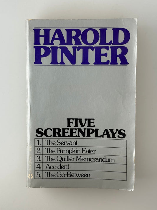 Five Screenplays by Harold Pinter