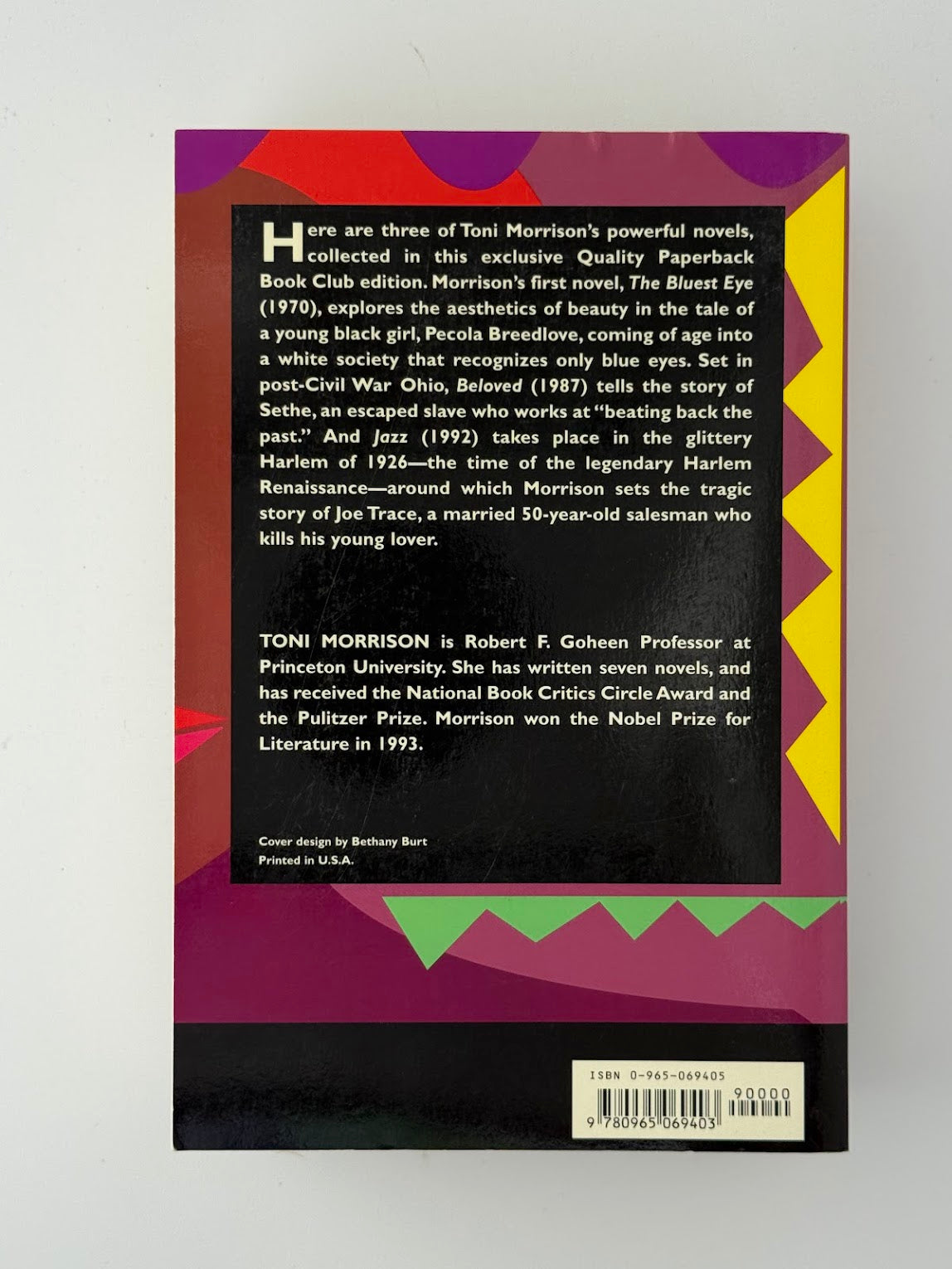 The Bluest Eye - Beloved - Jazz by Toni Morrison