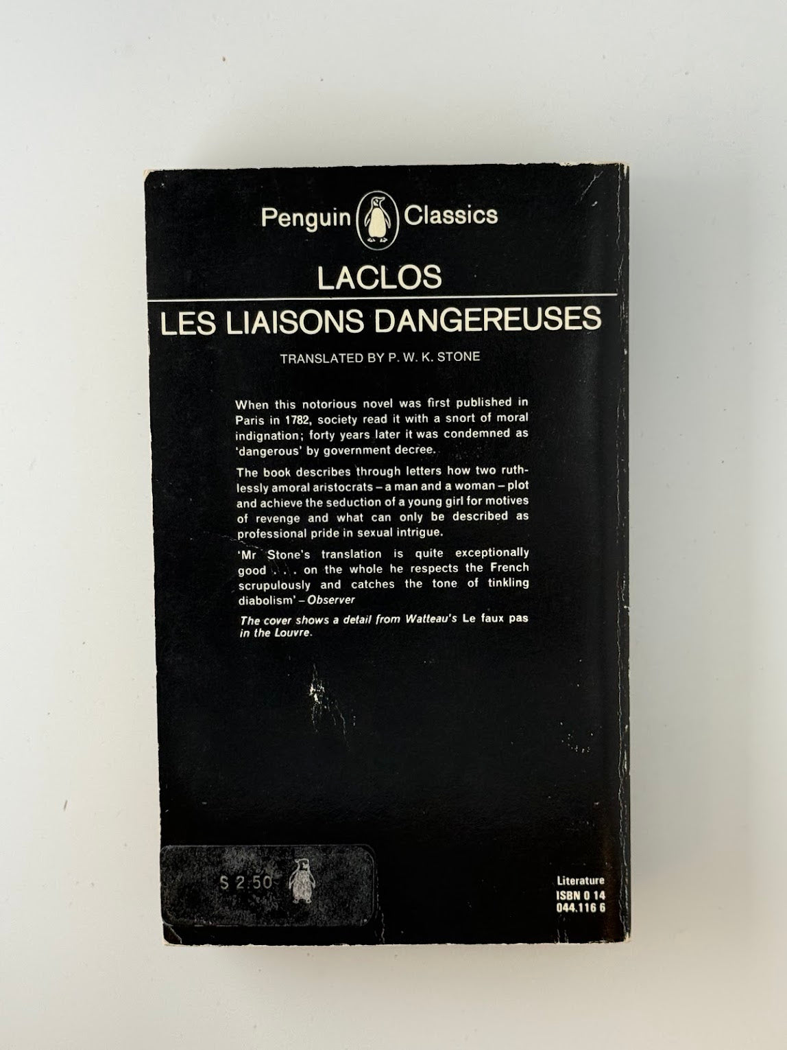 Les Liaisons Dangereuses by Laclos