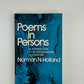 Poems in Persons by Norman N. Holland
