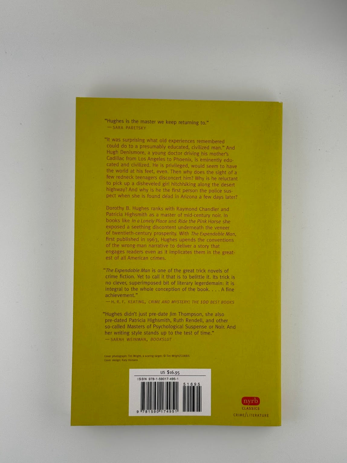 The Expendable Man by Dorothy Hughes