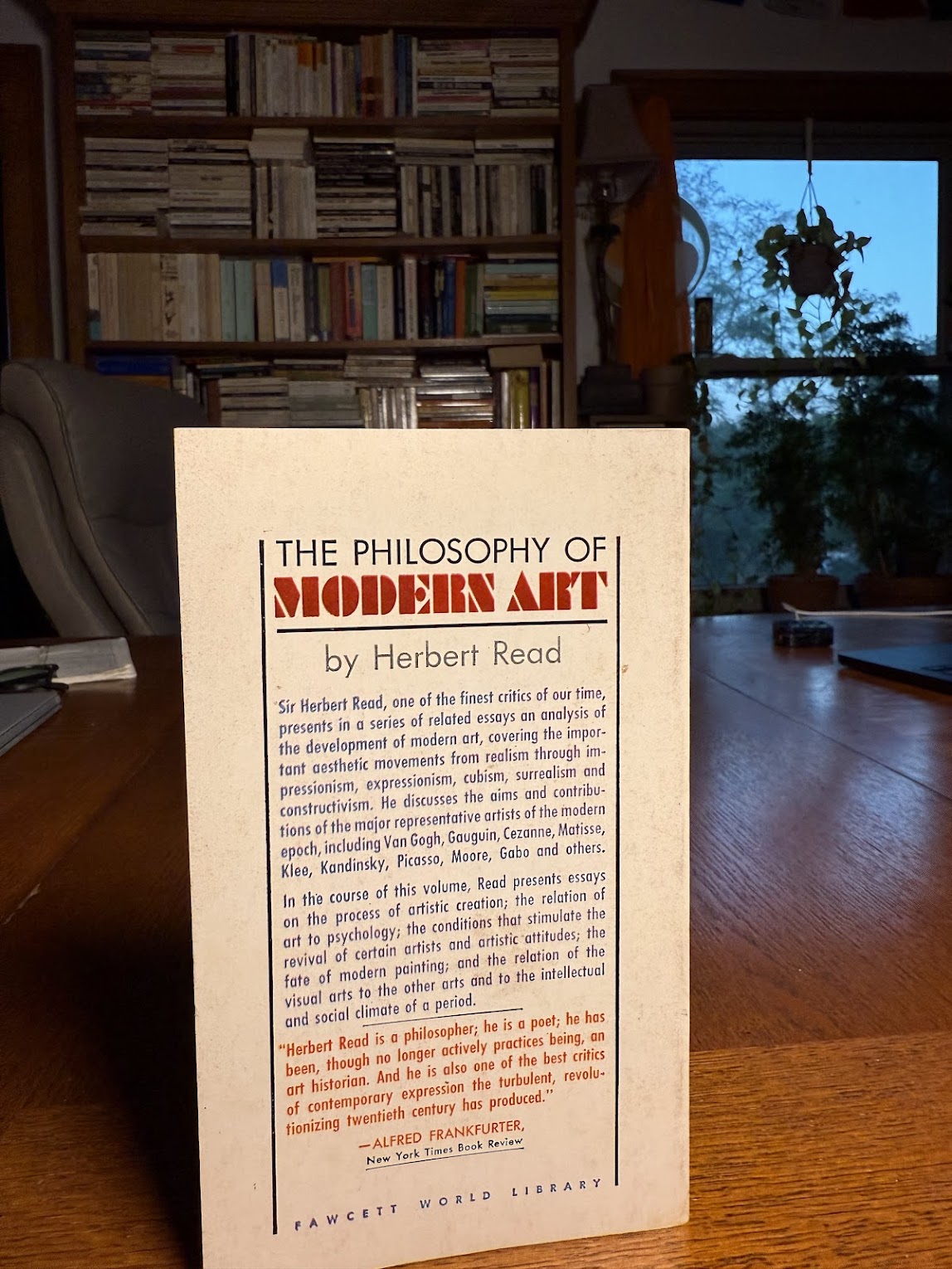 The Philosophy of Modern Art by Herbert Read