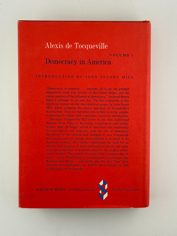 Democracy in America by Alexis de Tocqueville (2 Volume)