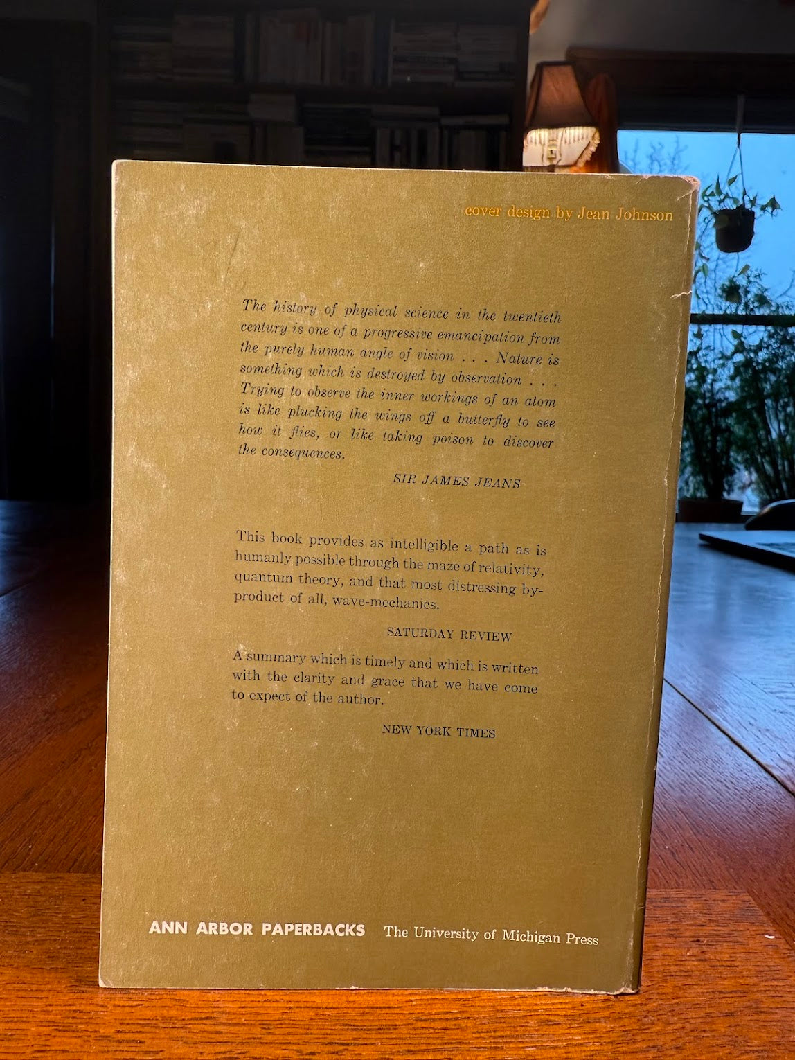 The New Background of Science by Sir James Jeans