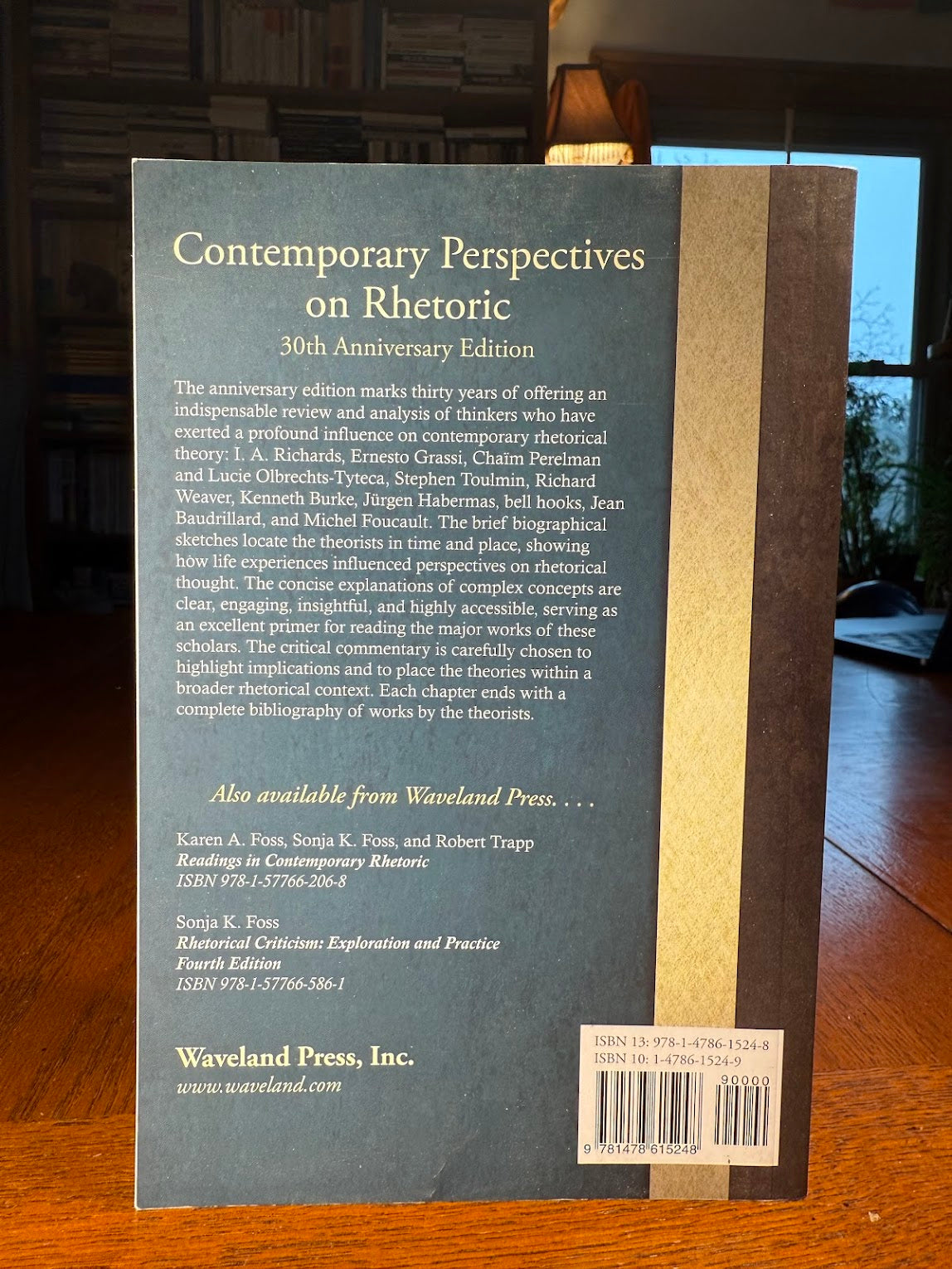 Contemporary Perspectives on Rhetoric edited by Sonja Foss