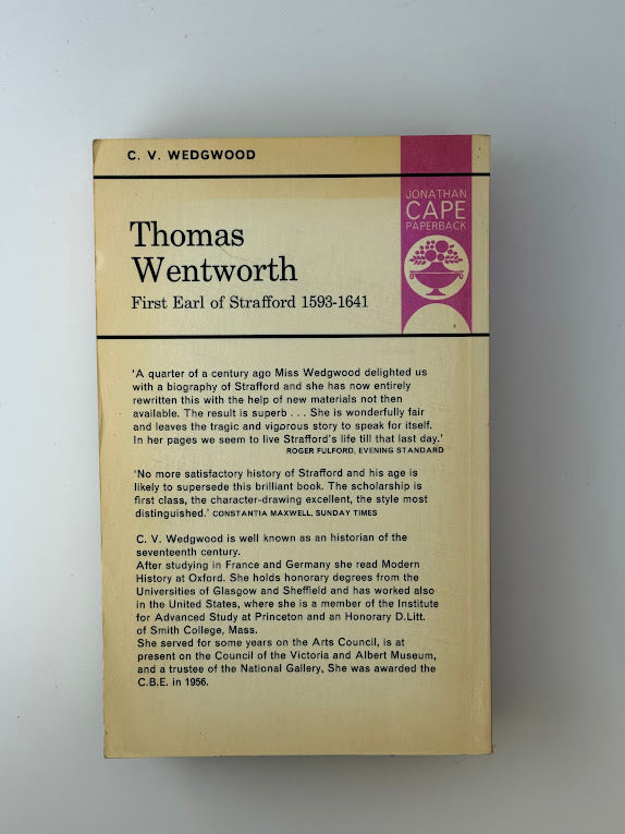 Thomas Wentworth by C.V. Wedgwood