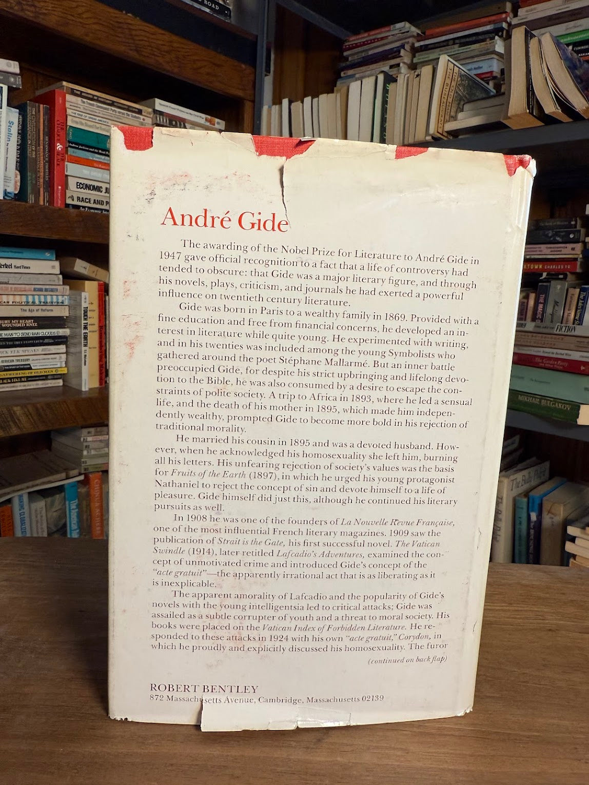 Lafcadio's Adventure by Andre Gide