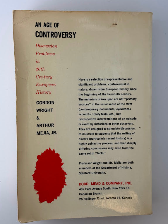 Age of Controversy by Gordon Wright & Arthur Mejia Jr.