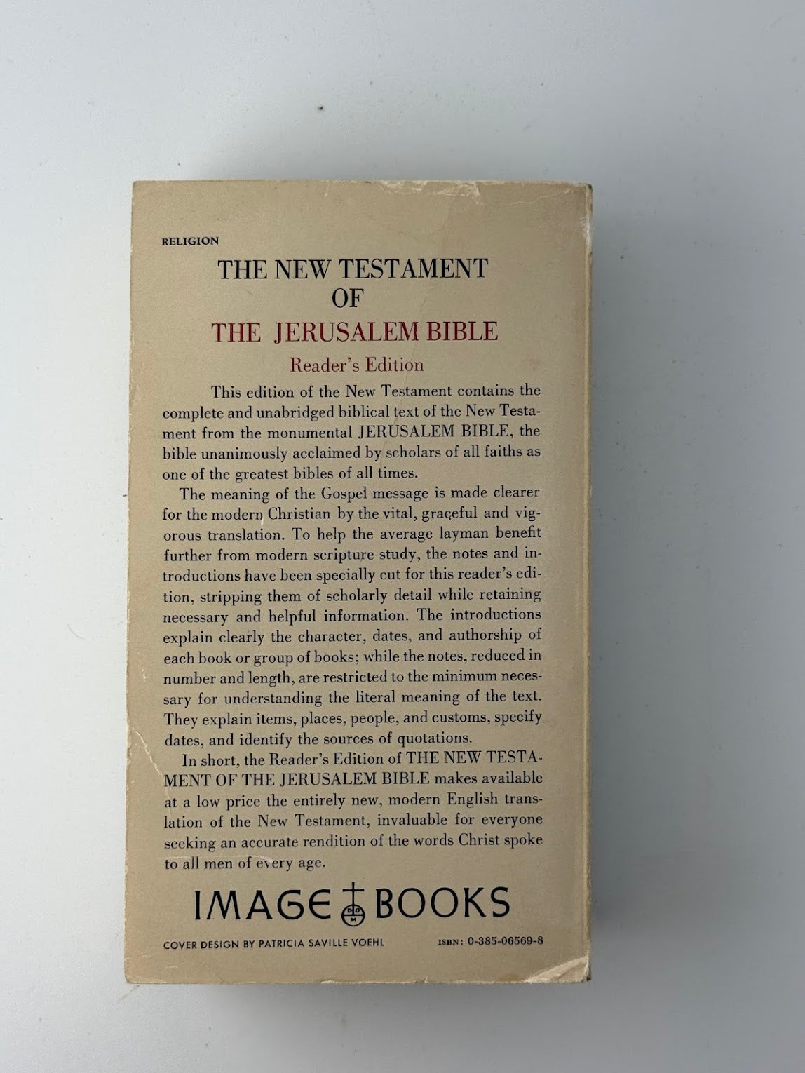 The New Testament of the Jerusalem Bible