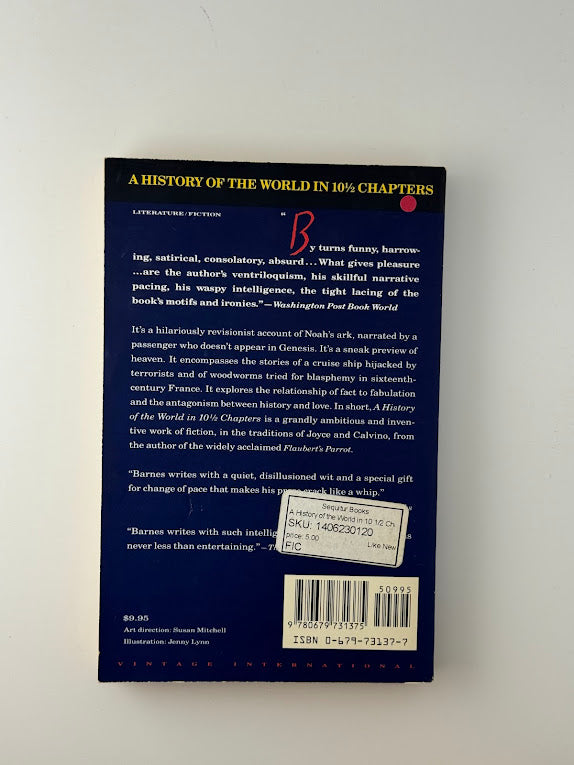 A History of the World in 10 1/2 Chapters by Julian Barnes