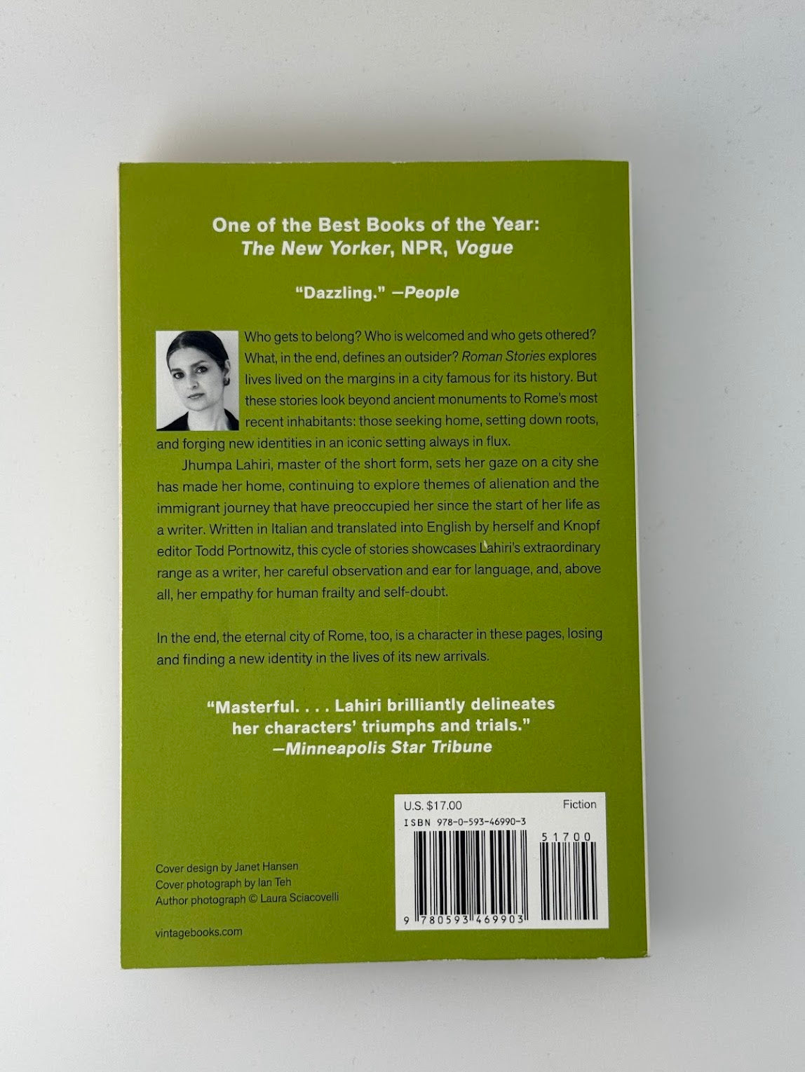 Roman Stories by Jhumpa Lahiri