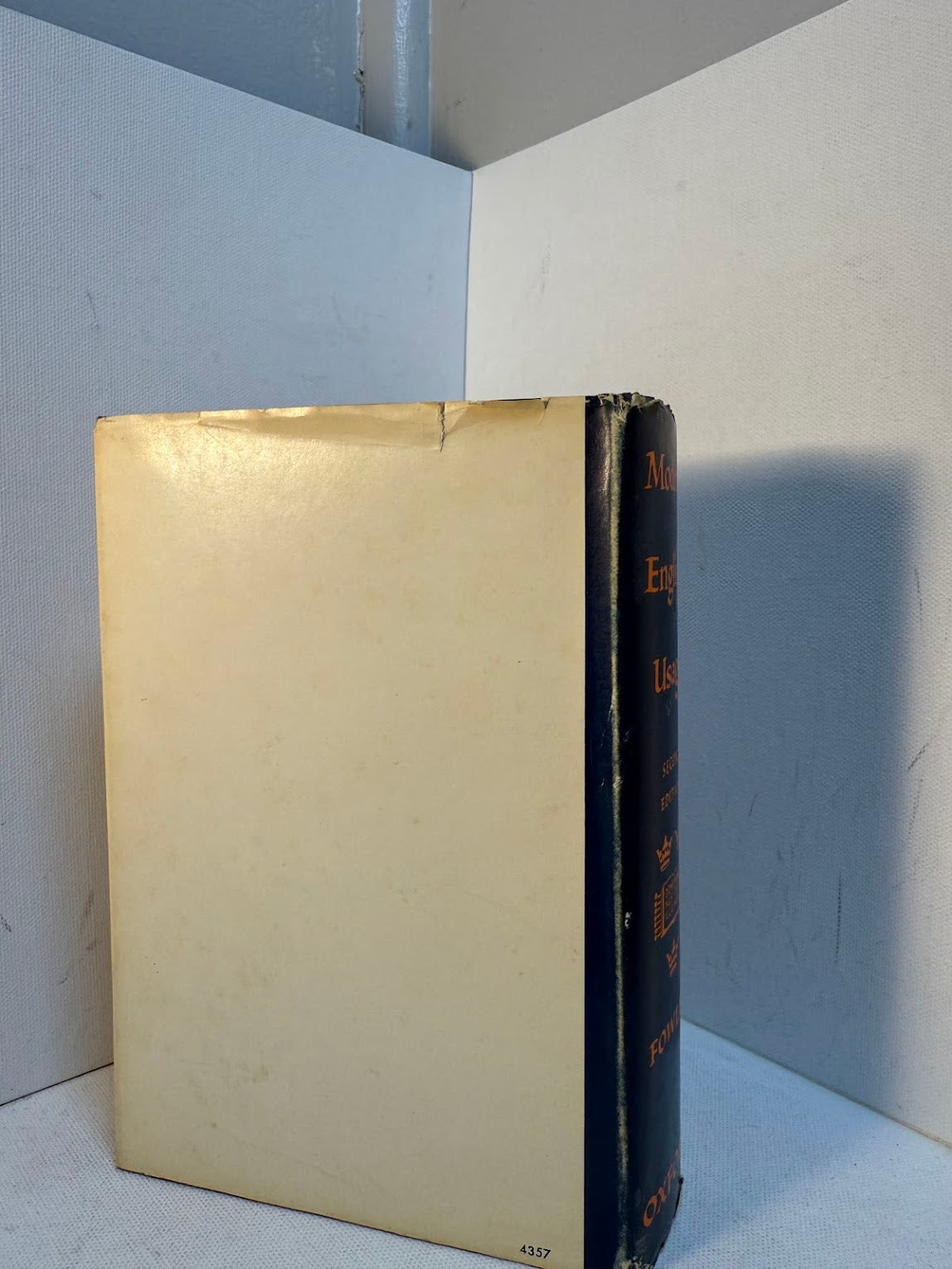 A Dictionary of Modern English Usage by H.W. Fowler