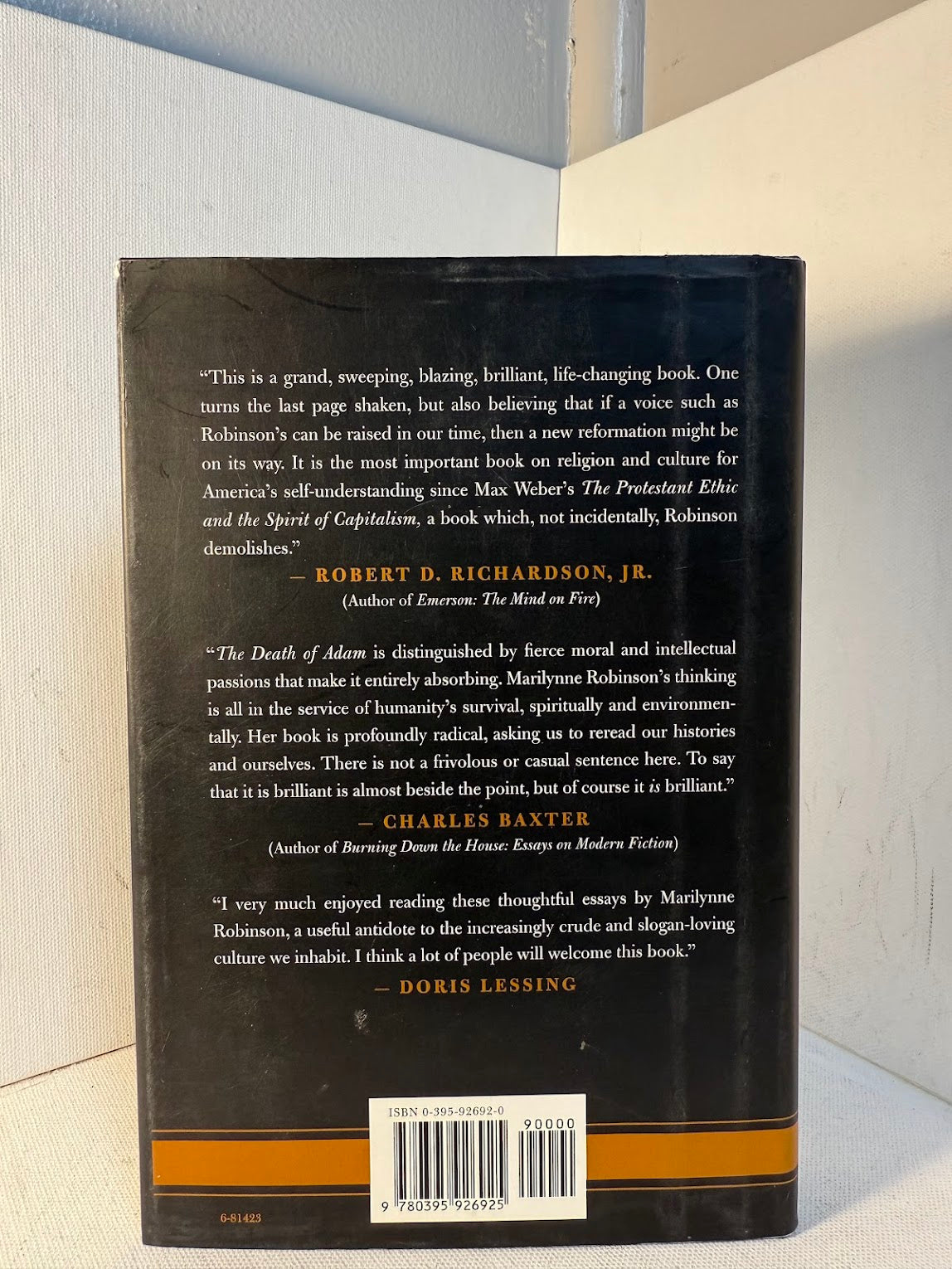 The Death of Adam by Marilynne Robinson