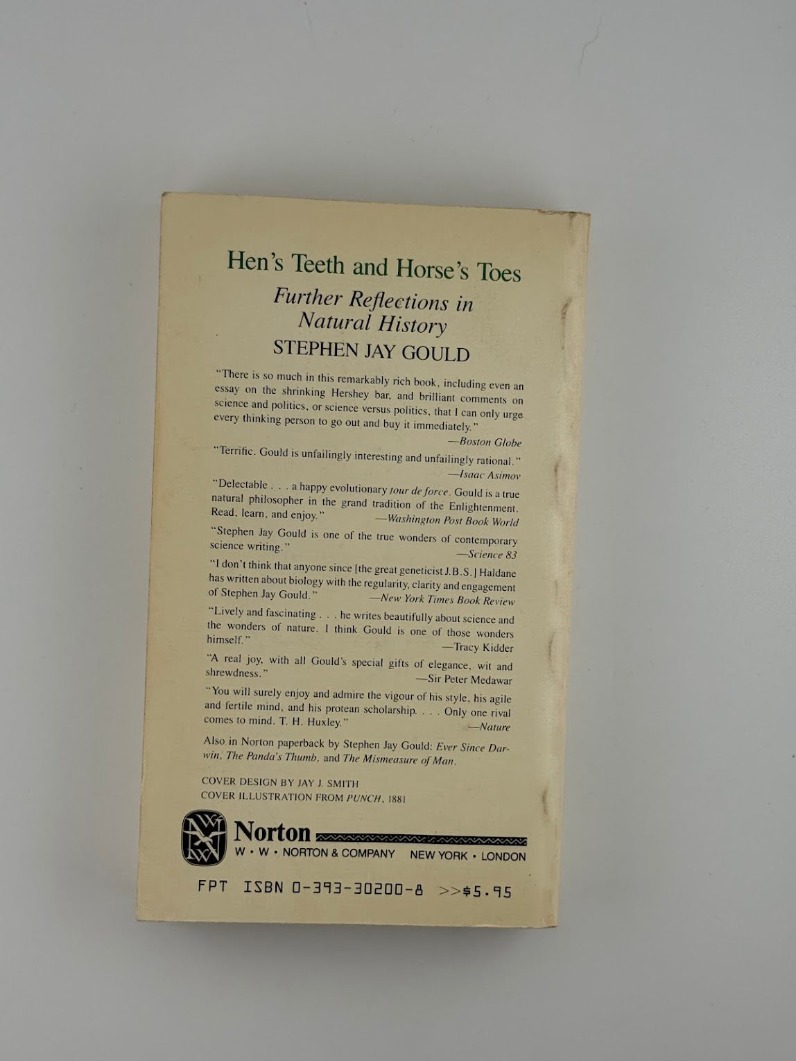 Hen's Teeth and Horse's Toes by Stephen Jay Gould
