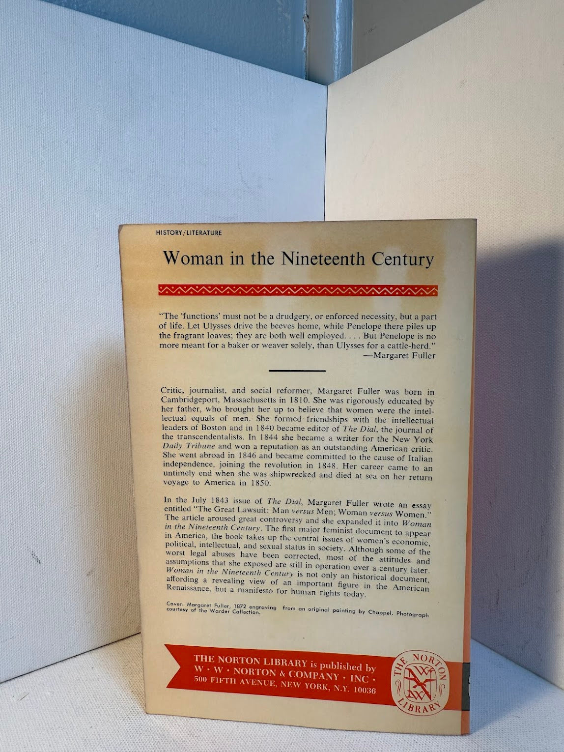 Woman in the Nineteenth Century by Margaret Fuller