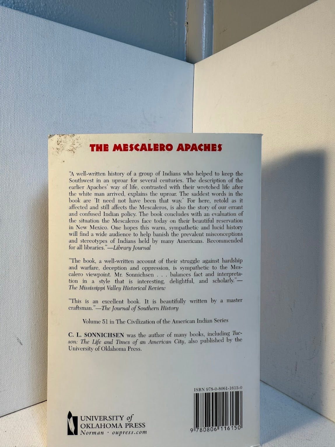 The Mescalero Apaches by C.L. Sonnichsen