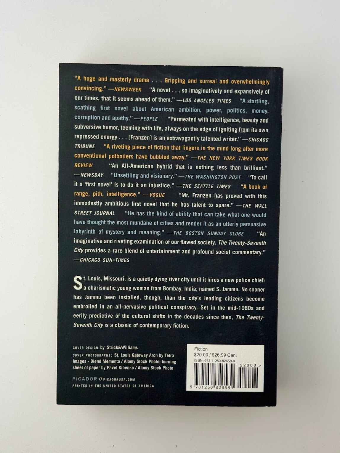 The Twenty Seventh City by Jonathan Franzen