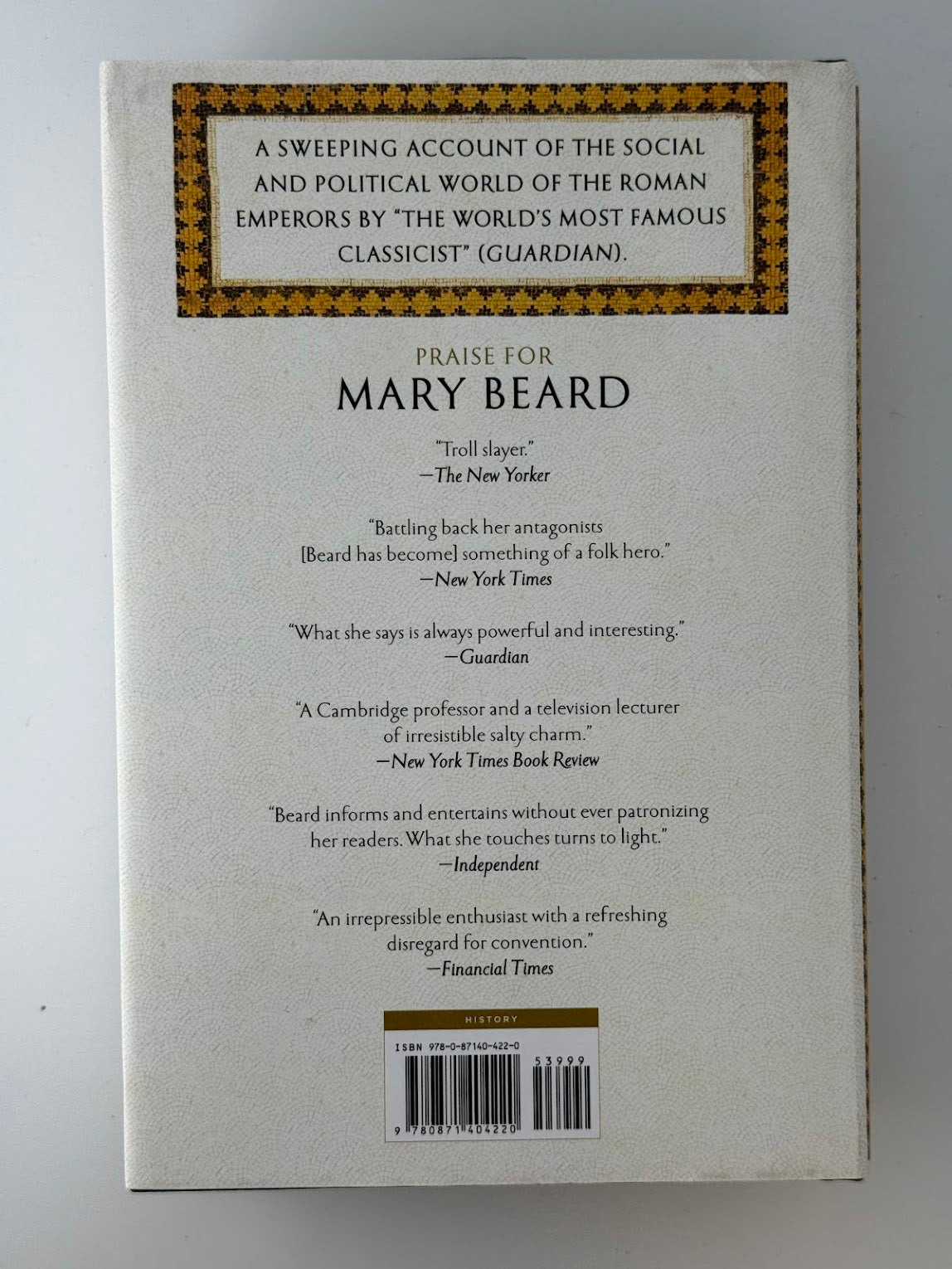 Emperor of Rome by Mary Beard