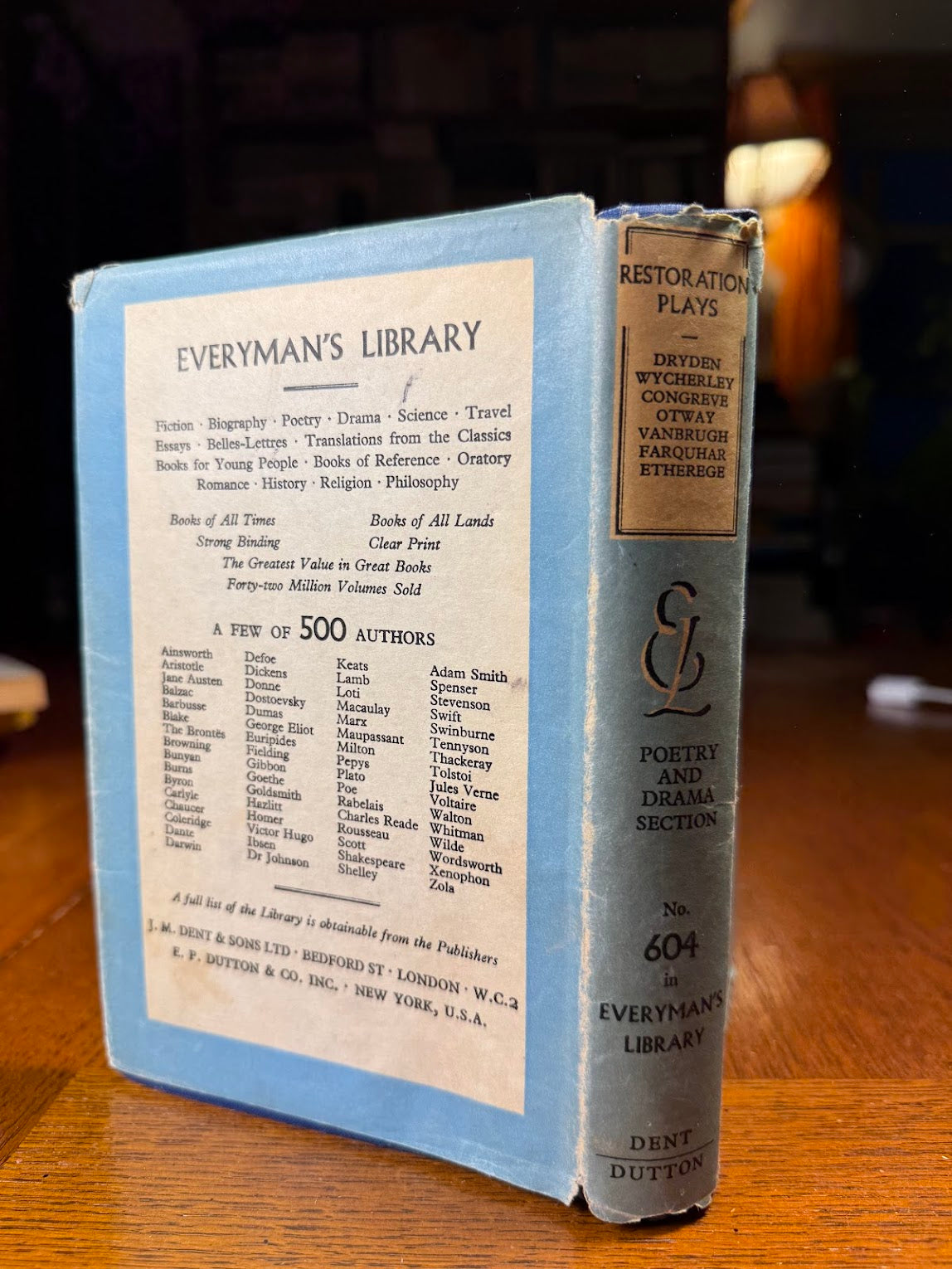 Restoration Plays - Everymans Library