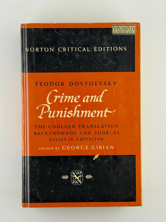 Crime and Punishment by Feodor Dostoevsky