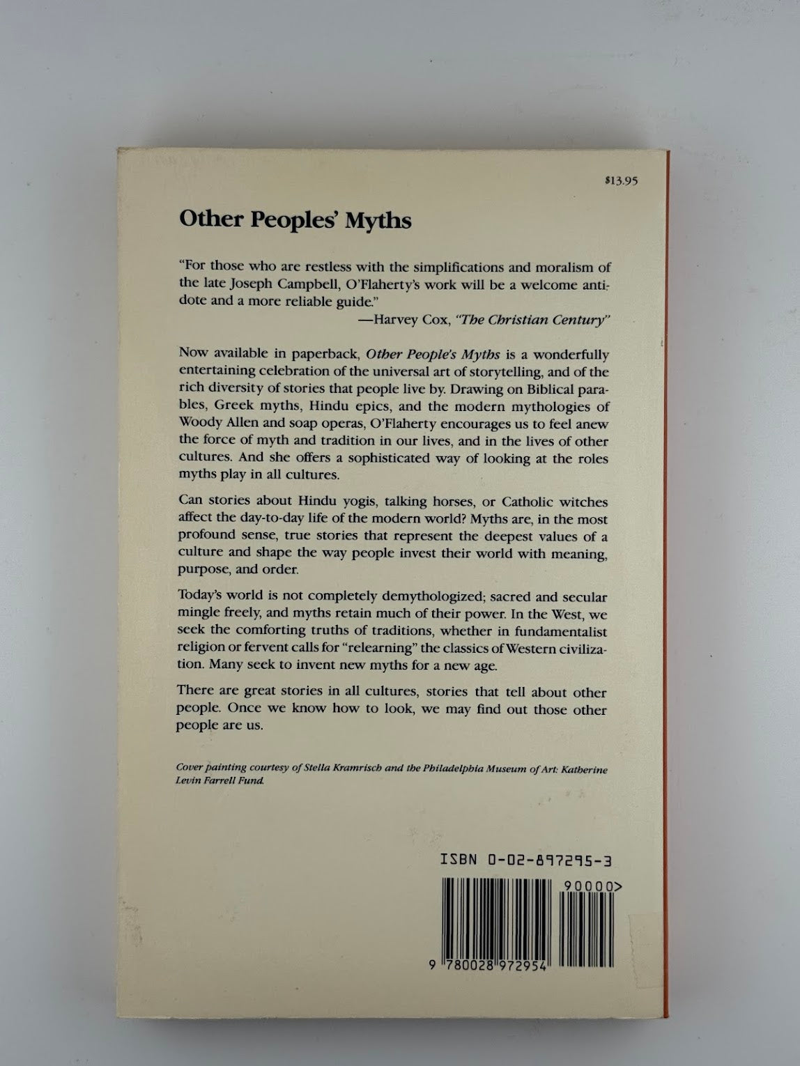 Other Peoples' Myths by Wendy Doniger O'Flaherty