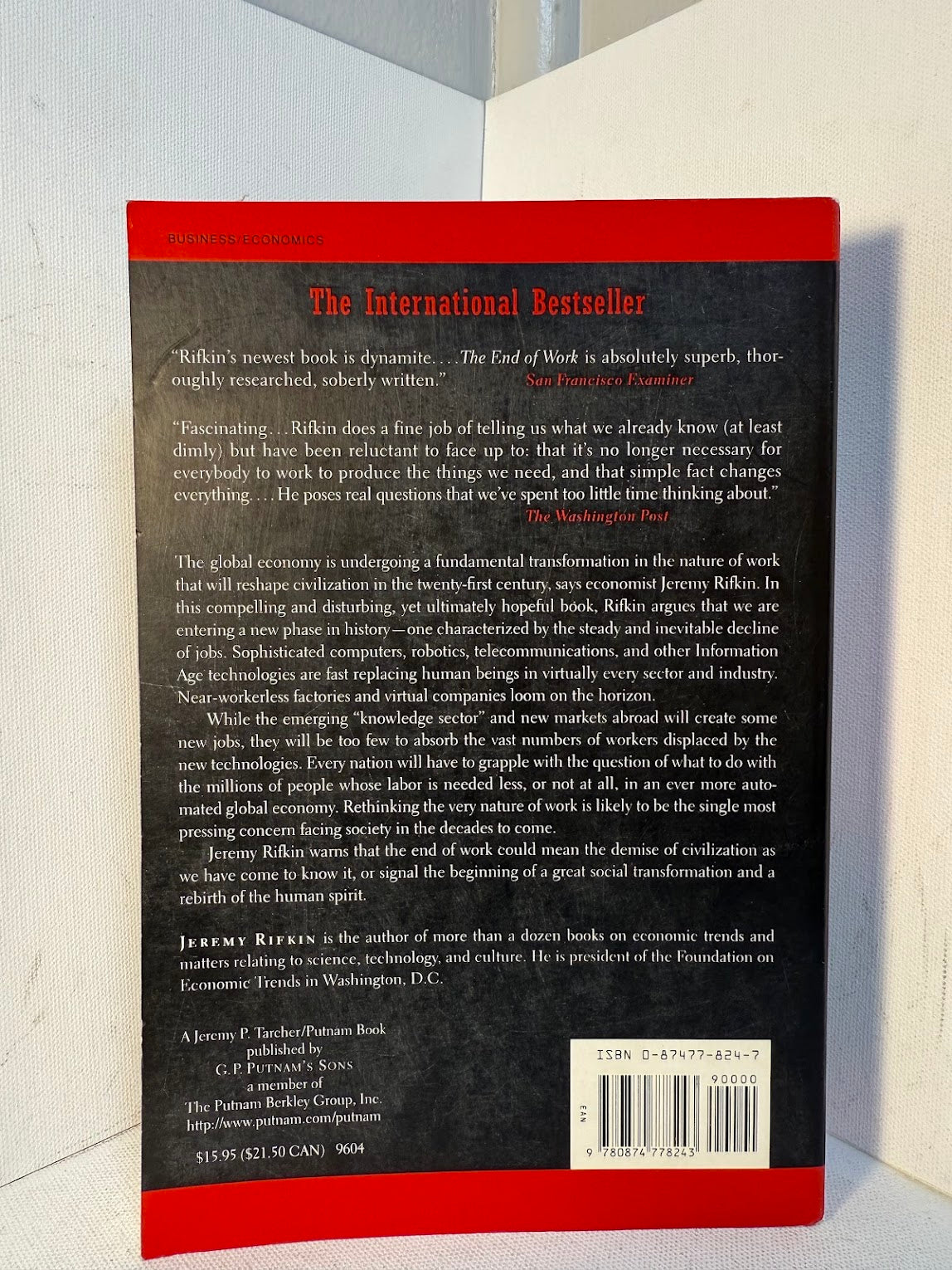 The End of Work by Jermey Rifkin