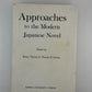 Approaches to the Modern Japanese Novel edited by Kinya Tsuruta & Thomas E. Swann