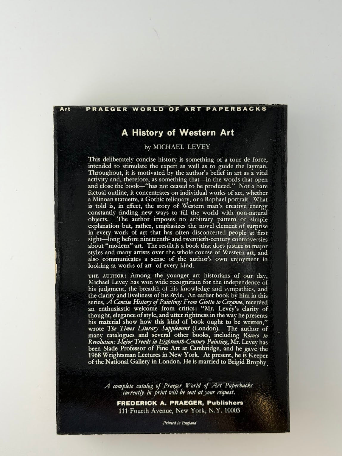A History of Western Art by Michael Levey