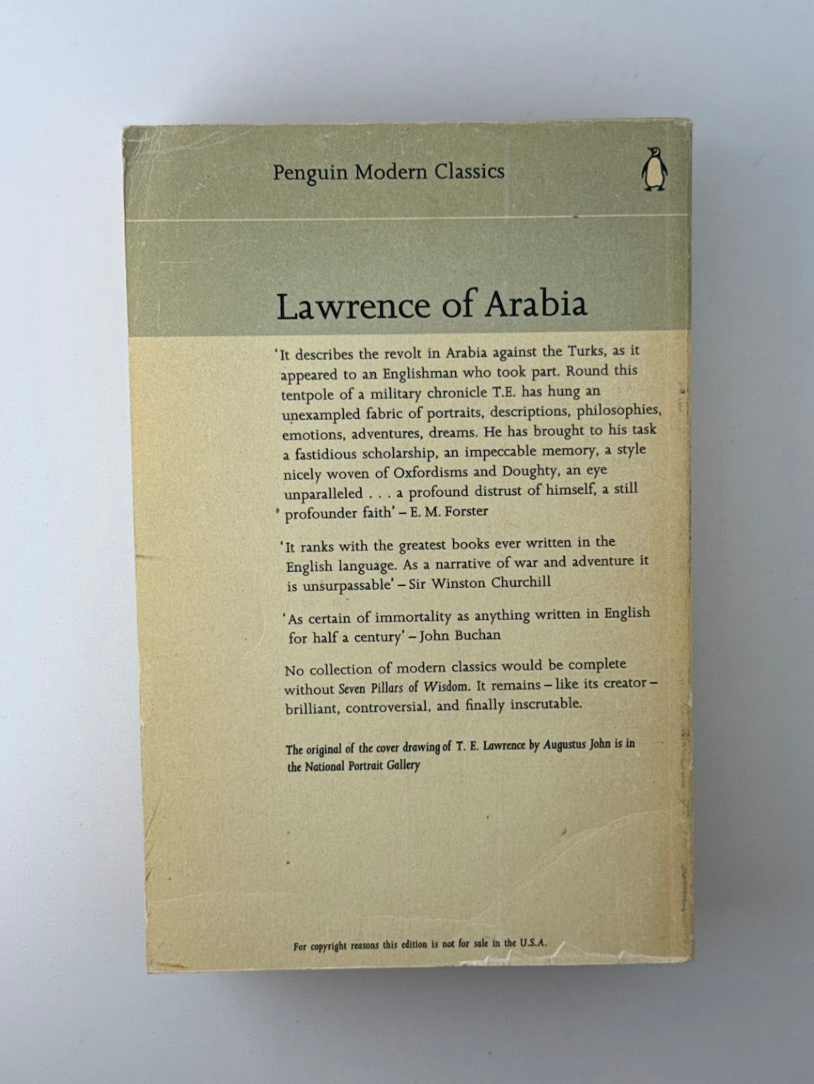 Seven Pillars of Wisdom by Lawrence of Arabia