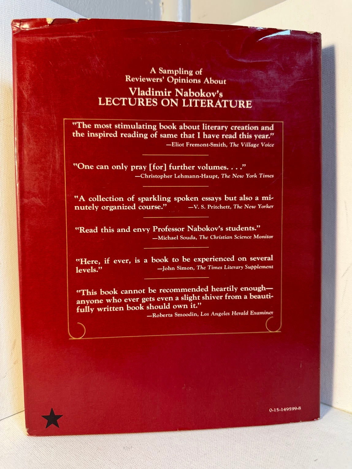 Lectures on Russian Literature by Vladimir Nabokov