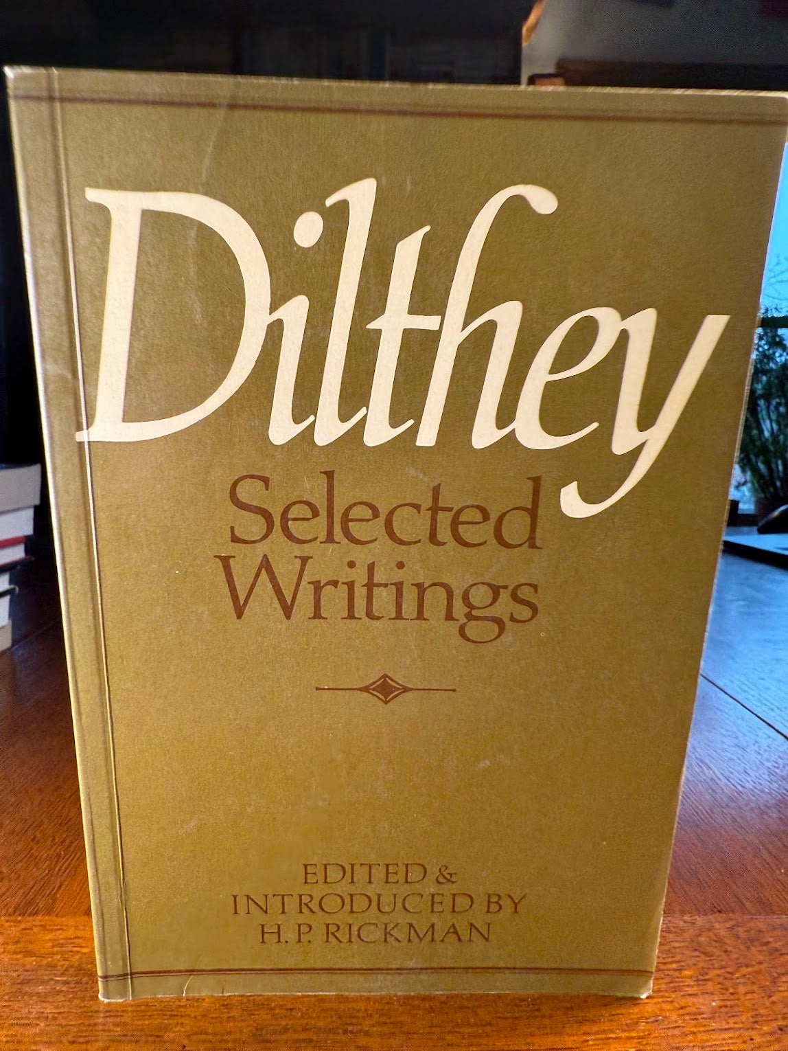 Selected Writings of Dilthey