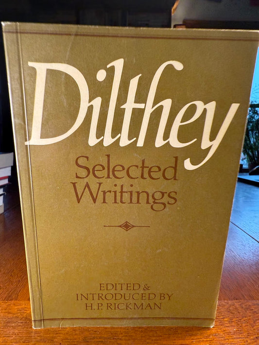 Selected Writings of Dilthey