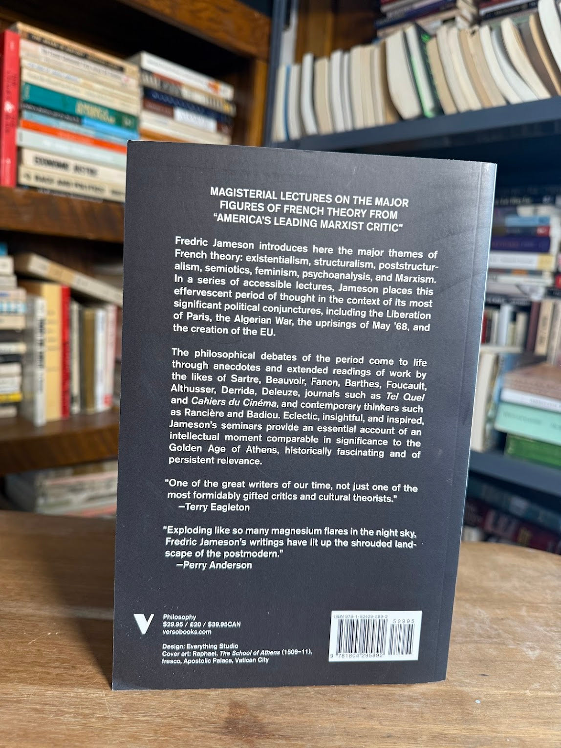 The Years of Theory - Postwar French Though to the Present by Fredric Jameson