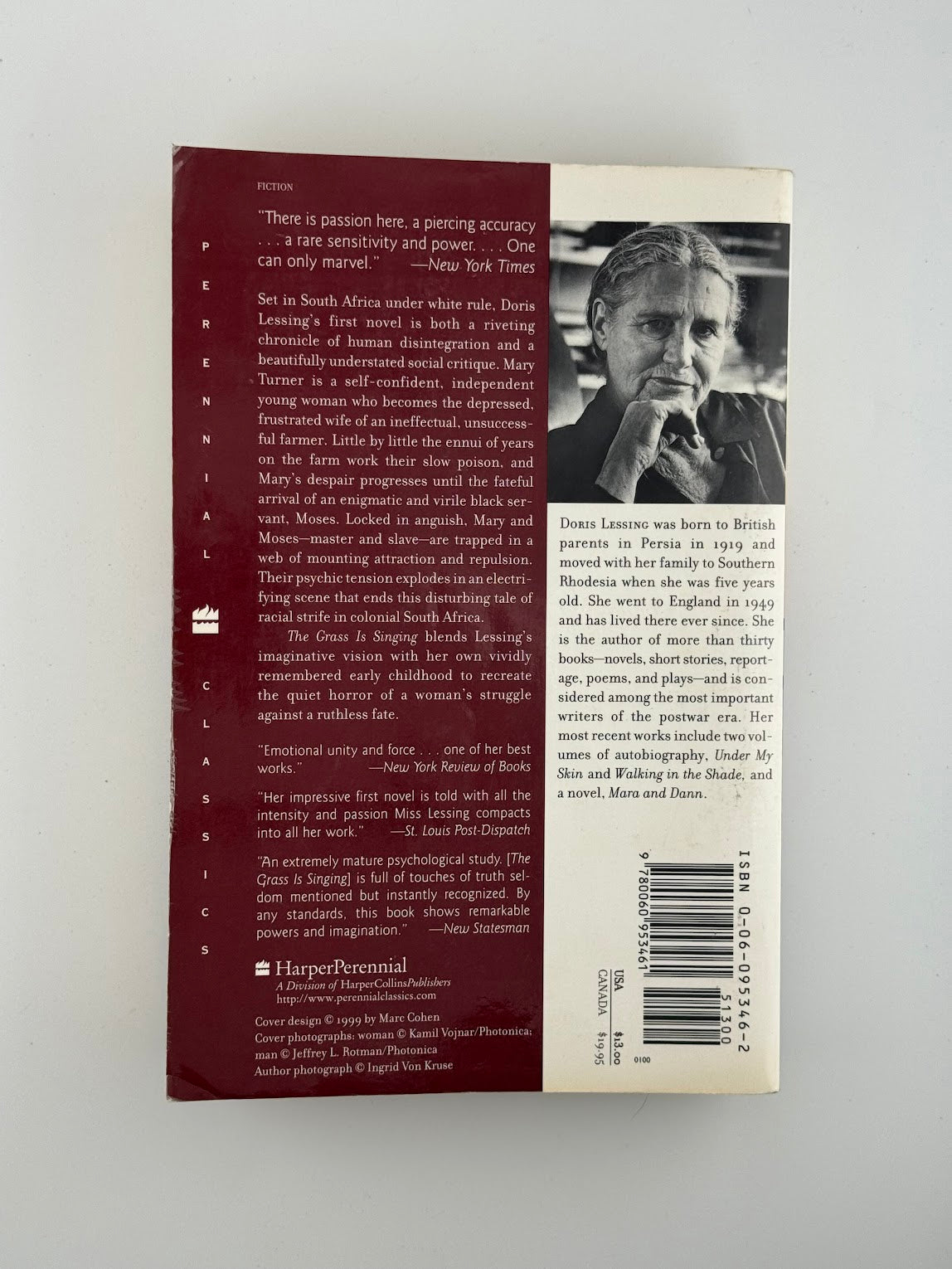 The Grass is Singing by Doris Lessing