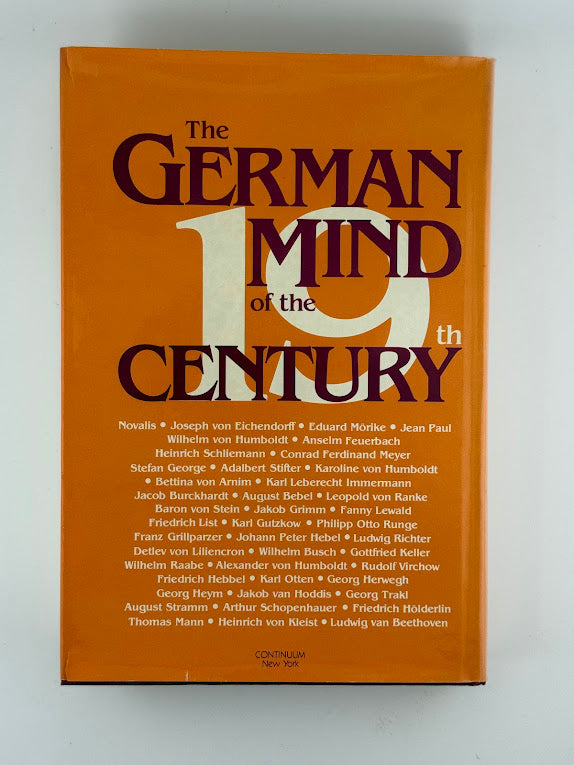 The German Mind of the 19th Century edited by Hermann Glaser