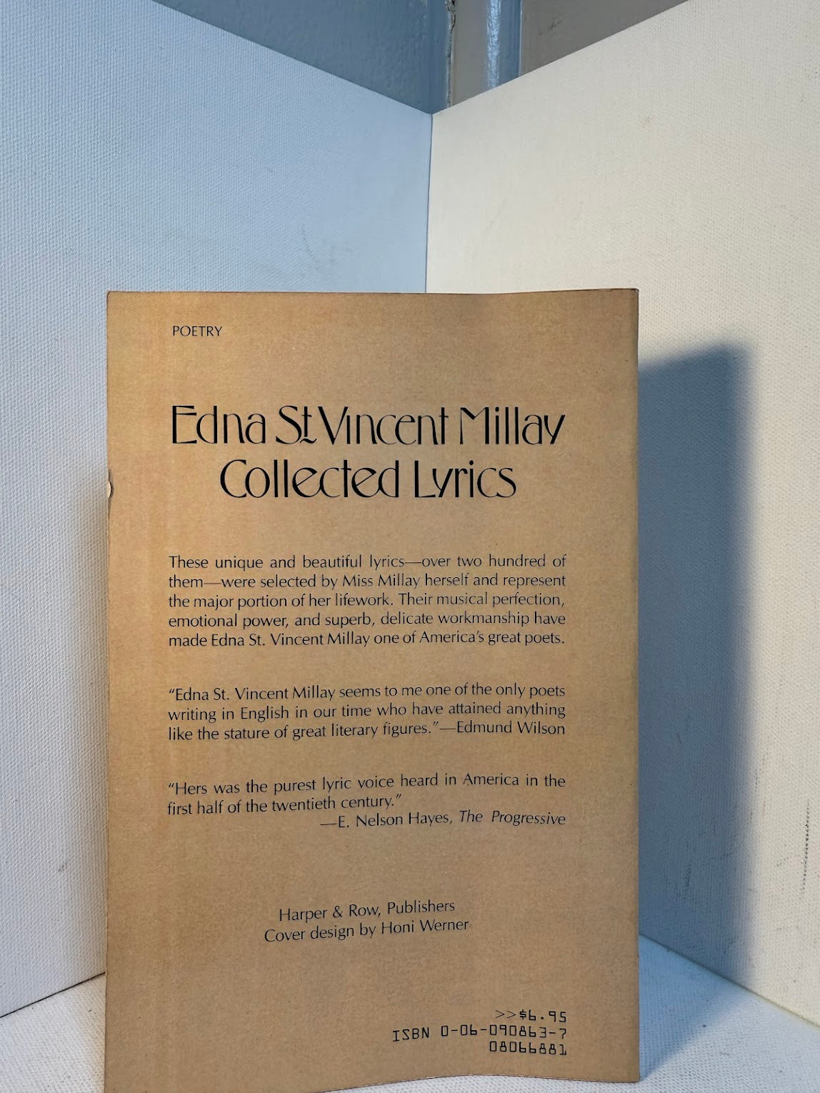 Collected Lyrics by Edna St. Vincent Millay