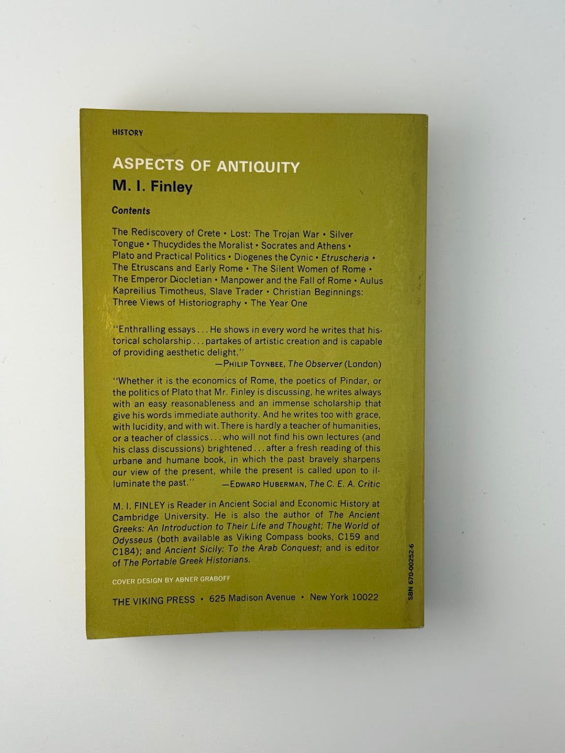 Aspects of Antiquity by M.I. Finley