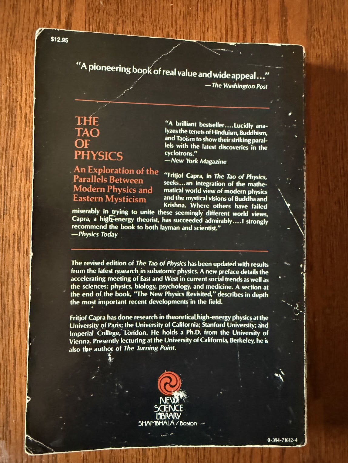 The Tao of Physics by Frijof Capra