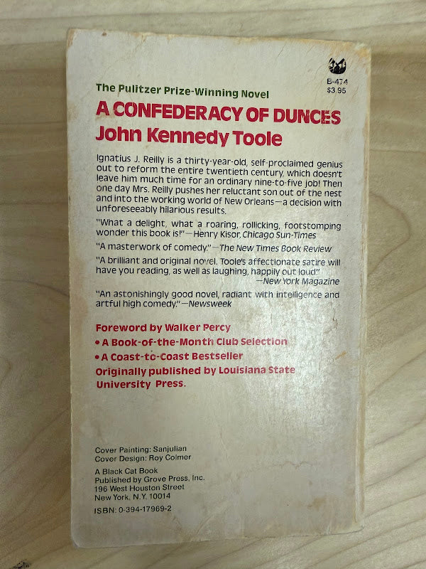 A Confederacy of Dunces by John Kennedy Toole