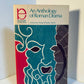 An Anthology of Roman Drama edited by Philip Whaley Harsh