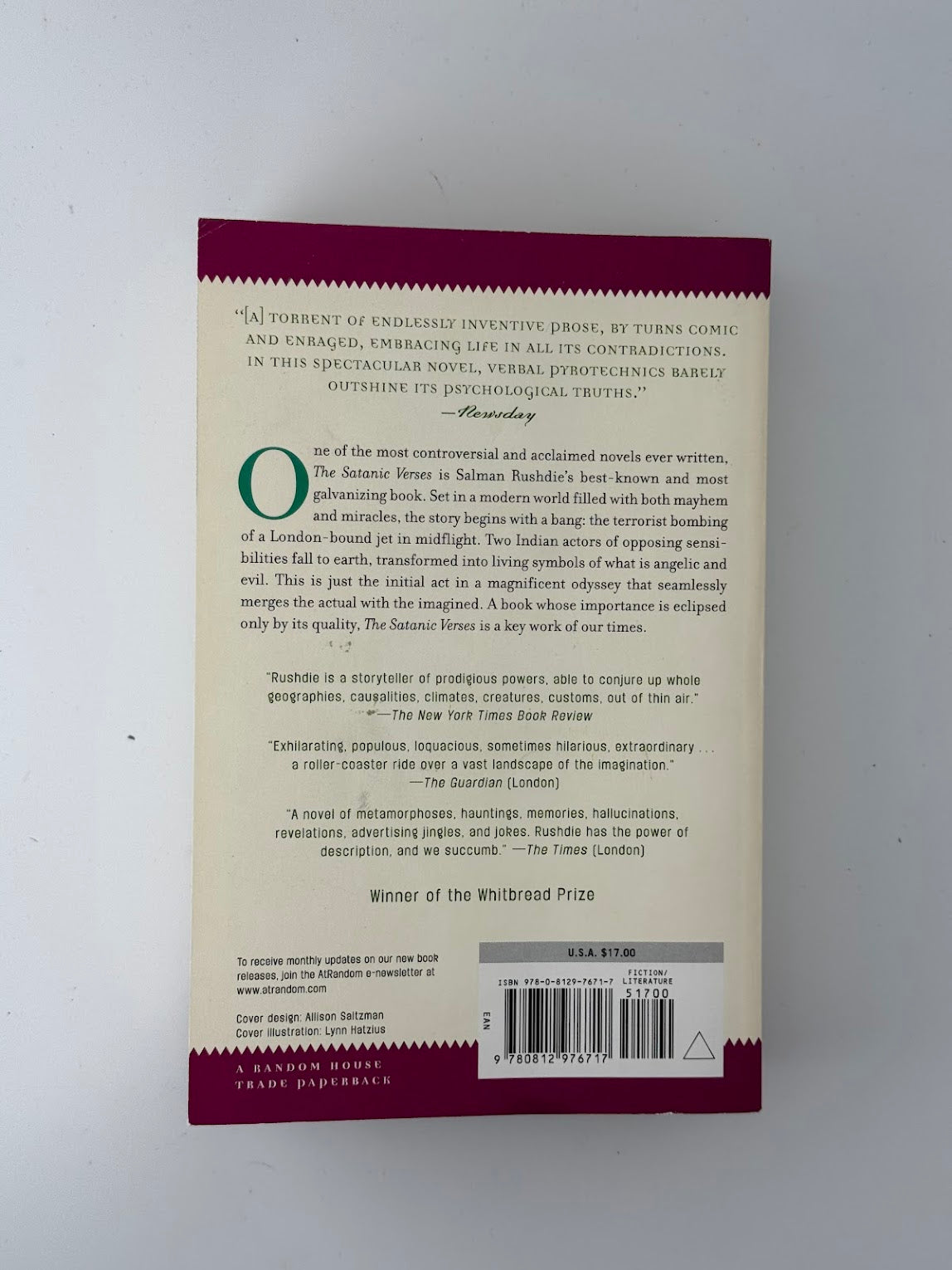 The Satanic Verses by Salman Rushdie
