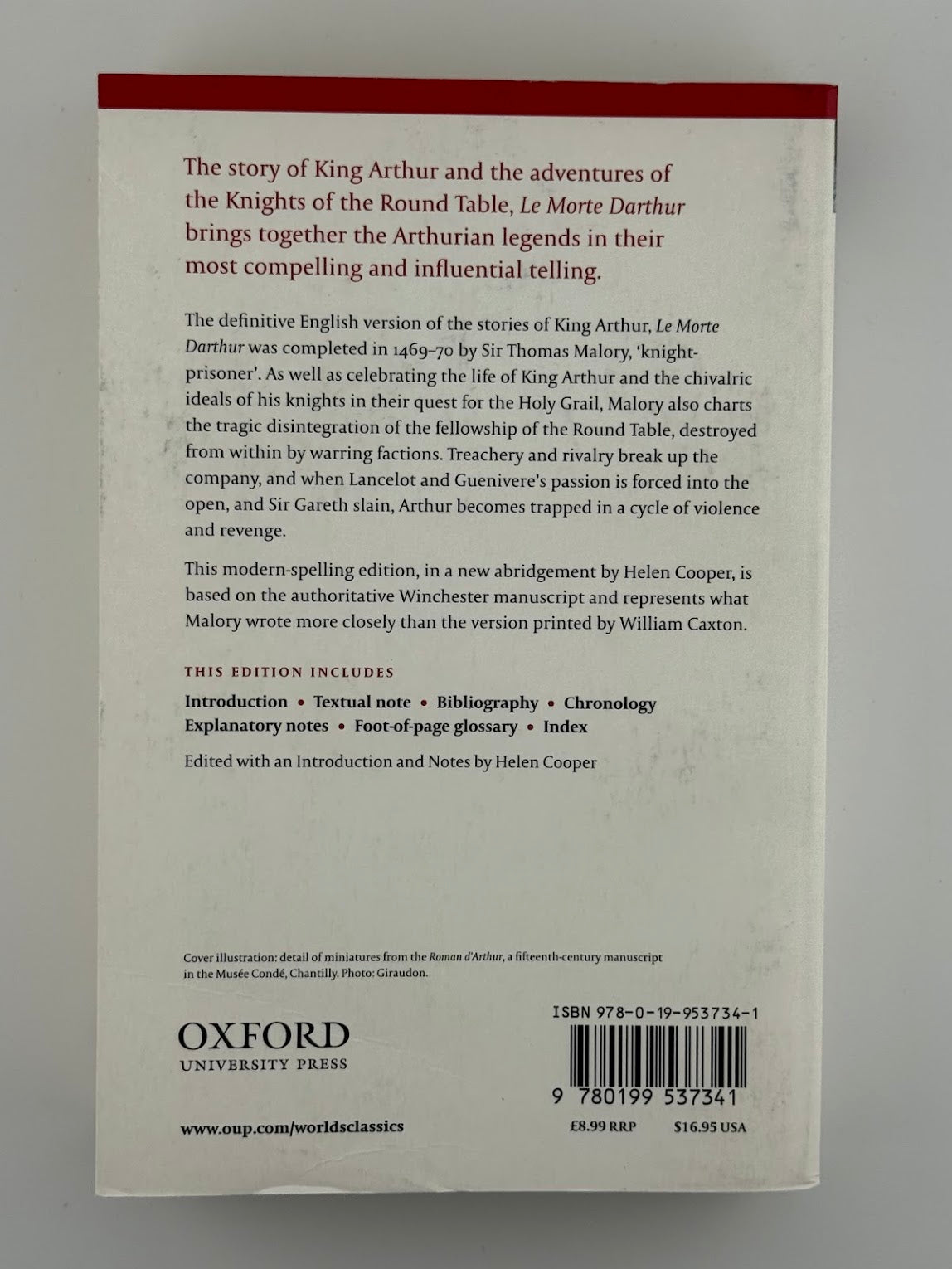 Le Morte Darthur by Sir Thomas Malory