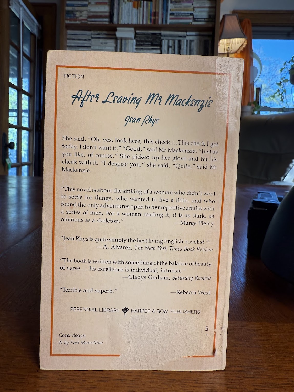 After Leaving Mr. Mackenzie by Jean Rhys