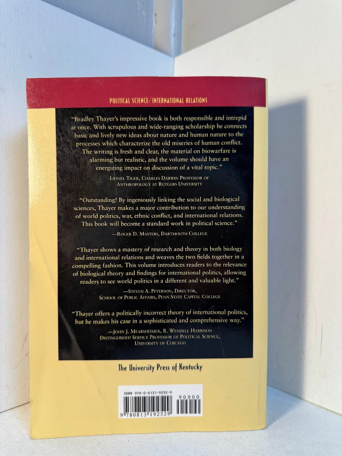 Darwin and International Relations by Bradley A. Thayer