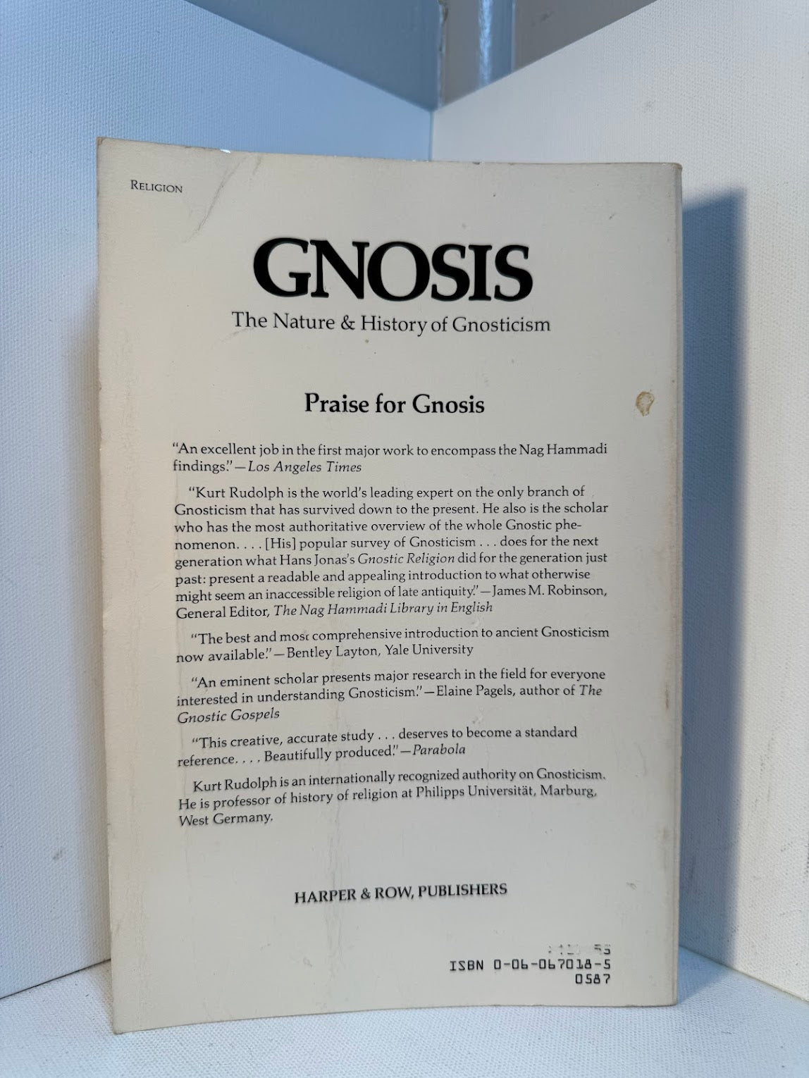Gnosis by Kurt Rudolph