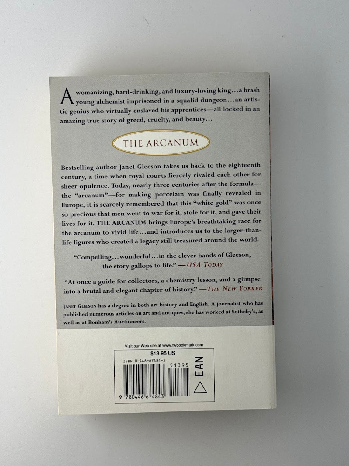 The Arcanum by Janet Gleeson